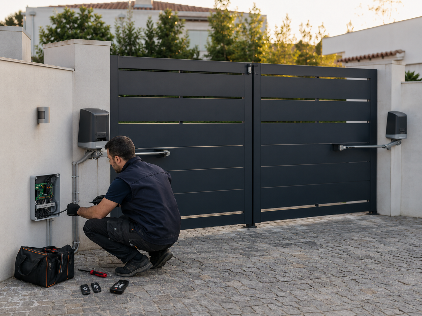 Instalação e assistência a automatismos Beninca para portões