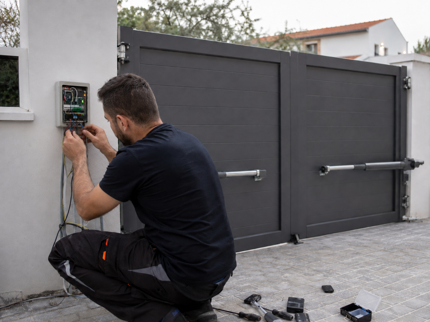 Instalação e assistência a automatismos BFT para portões