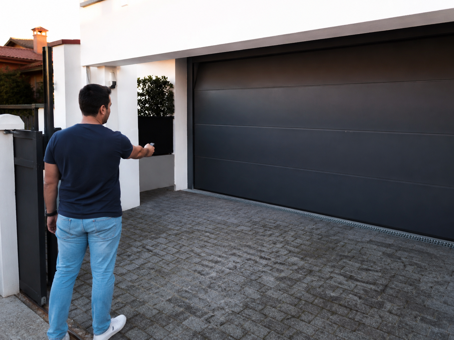 Comando da garagem só funciona perto