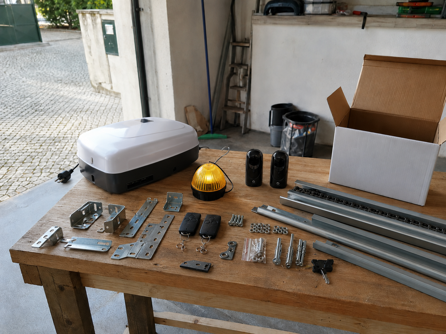 Instalação de kit de automatismo para portão comprado na Amazon