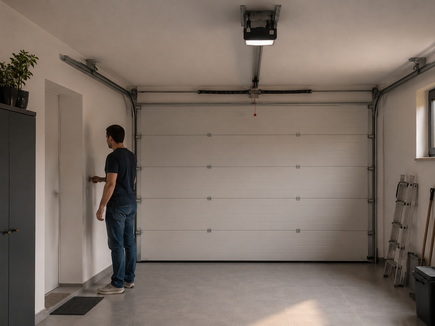 Portão de garagem não abre